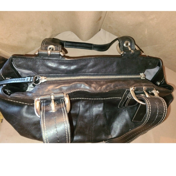 Coach F13732 Black Satchel
